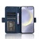 Samsung Galaxy S24+ 5G Skin Feel Calf Texture Card Slots Leather Phone Case - Blue