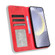 Samsung Galaxy S24+ 5G Magnetic Buckle Retro Texture Leather Phone Case - Red