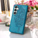 Samsung Galaxy S24+ 5G Embossed Butterfly Leather Phone Case - Blue