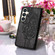 Samsung Galaxy S24+ 5G Embossed Butterfly Leather Phone Case - Black