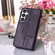 Samsung Galaxy S24+ 5G Embossed Butterfly Leather Phone Case - Dark Purple