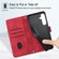 Samsung Galaxy S24+ 5G Skin-feel Embossed Leather Phone Case - Red