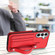Samsung Galaxy S24+ 5G Shockproof Leather Phone Case with Wrist Strap - Red
