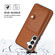 Samsung Galaxy S24+ 5G Shockproof Leather Phone Case with Card Holder - Brown