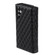 Samsung Galaxy S24+ 5G Zipper Multi-Card Wallet Rhombic Leather Phone Case - Black