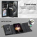 Samsung Galaxy S24+ 5G Zipper Multi-Card Wallet Rhombic Leather Phone Case - Black