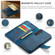 Samsung Galaxy S24+ 5G DG.MING Crazy Horse Texture Detachable Magnetic Leather Case - Blue