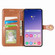 Samsung Galaxy S24+ 5G Retro Solid Color Buckle Leather Phone Case - Brown