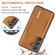 Samsung Galaxy S24+ 5G DG.MING M2 Series 3-Fold Multi Card Bag + Magnetic Phone Case - Brown