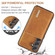 Samsung Galaxy S24+ 5G DG.MING M1 Series 3-Fold Multi Card Wallet + Magnetic Phone Case - Brown