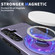 Samsung Galaxy S24+ 5G MagSafe Ring Holder Armor Phone Case - Puple