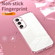 Samsung Galaxy S24+ 5G Transparent Plating Fine Hole Phone Case - Silver