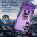 Samsung Galaxy S24+ 5G Pioneer Armor Heavy Duty PC + TPU Phone Case with Holder - Purple+Black