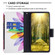 Samsung Galaxy S24 5G Colored Drawing Pattern Zipper Leather Phone Case - Sun Flower