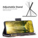 Samsung Galaxy S24 5G Colored Drawing Pattern Zipper Leather Phone Case - Lotus