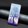 Samsung Galaxy S24 5G Colored Drawing Pattern Leather Phone Case - Owl