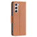 Samsung Galaxy S24 5G Litchi Texture Pure Color Flip Leather Phone Case - Brown
