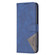Samsung Galaxy S24 5G Magnetic Buckle Rhombus Texture Leather Phone Case - Blue
