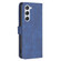 Samsung Galaxy S24 5G Magnetic Buckle Rhombus Texture Leather Phone Case - Blue