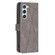 Samsung Galaxy S24 5G Magnetic Buckle Rhombus Texture Leather Phone Case - Grey