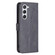 Samsung Galaxy S24 5G Magnetic Buckle Rhombus Texture Leather Phone Case - Black