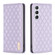 Samsung Galaxy S24 5G Diamond Lattice Magnetic Leather Flip Phone Case - Purple Samsung Galaxy S24 5G Diamond Lattice Magnetic Leather Flip Phone Case - Purple