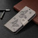 Samsung Galaxy S24 5G Embossing Two Butterflies Pattern Leather Phone Case - Grey