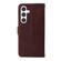 Samsung Galaxy S24 Classic Calf Texture Flip Leather Phone Case - Brown