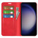 Samsung Galaxy S24 5G Retro-skin Magnetic Suction Leather Phone Case - Red Samsung Galaxy S24 5G Retro-skin Magnetic Suction Leather Phone Case - Red
