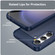 Samsung Galaxy S24 5G Brushed Texture Carbon Fiber TPU Phone Case - Blue