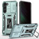Samsung Galaxy S24 5G Armor PC + TPU Camera Shield Phone Case - Alpine Green