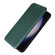 Samsung Galaxy S24 5G Carbon Fiber Texture Flip Leather Phone Case - Green