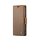 Samsung Galaxy S24 CaseMe 023 Butterfly Buckle Litchi Texture RFID Anti-theft Leather Phone Case - Brown