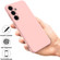 Samsung Galaxy S24 5G Color Liquid Silicone Phone Case - Pink