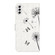 Samsung Galaxy S24 5G Oil Embossed 3D Drawing Leather Phone Case - Couple Dandelion