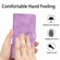 Samsung Galaxy S24 5G Flower Embossing Pattern Leather Phone Case - Purple