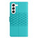 Samsung Galaxy S24 5G Diamond Embossed Skin Feel Leather Phone Case - Blue
