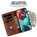 Samsung Galaxy S24 5G 7-shaped Embossed Leather Phone Case - Brown