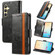 Samsung Galaxy S24 5G CaseNeo Splicing Dual Magnetic Buckle Leather Phone Case - Black