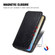 Samsung Galaxy S24 5G Cubic Grid Pressed Magnetic Leather Phone Case - Black