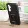 Samsung Galaxy S24 5G Camera Shield Card Slot PC+TPU Phone Case - Black