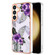 Samsung Galaxy S24 5G Electroplating IMD TPU Phone Case - Purple Flower