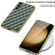 Samsung Galaxy S24 5G GKK Rhombus Pattern Electroplating Plain PU Phone Case - Pink