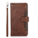 Samsung Galaxy S24 5G Wristband Card Slot Leather Phone Case - Coffee