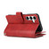 Samsung Galaxy S24 5G Wristband Card Slot Leather Phone Case - Red