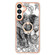 Samsung Galaxy S24 5G Electroplating Dual-side IMD Phone Case with Ring Holder - Totem Elephant