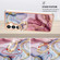 Samsung Galaxy S24 5G Electroplating Marble Dual-side IMD Phone Case with Ring - Rose Red 014