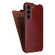 Samsung Galaxy S24 5G Fierre Shann 64 Texture Vertical Flip PU Leather Phone Case - Brown
