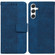 Samsung Galaxy S24 5G Geometric Embossed Leather Phone Case - Blue