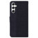 Samsung Galaxy S24 5G Geometric Embossed Leather Phone Case - Black